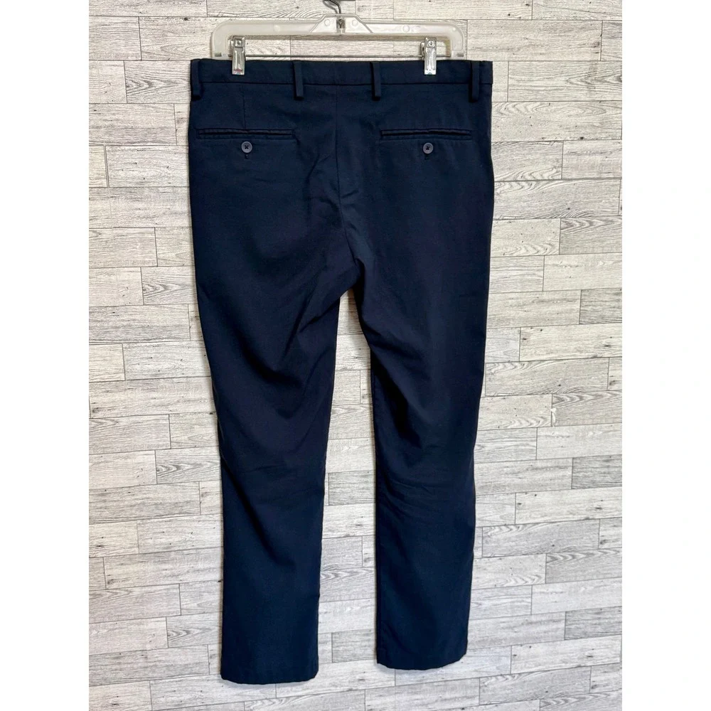 Awearness Kenneth Cole Mens Slim Fit Navy Blue‎ Golf Dress Pants 32x30 Stretch